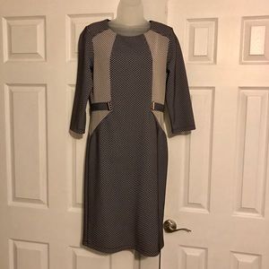 Polka dot print dress